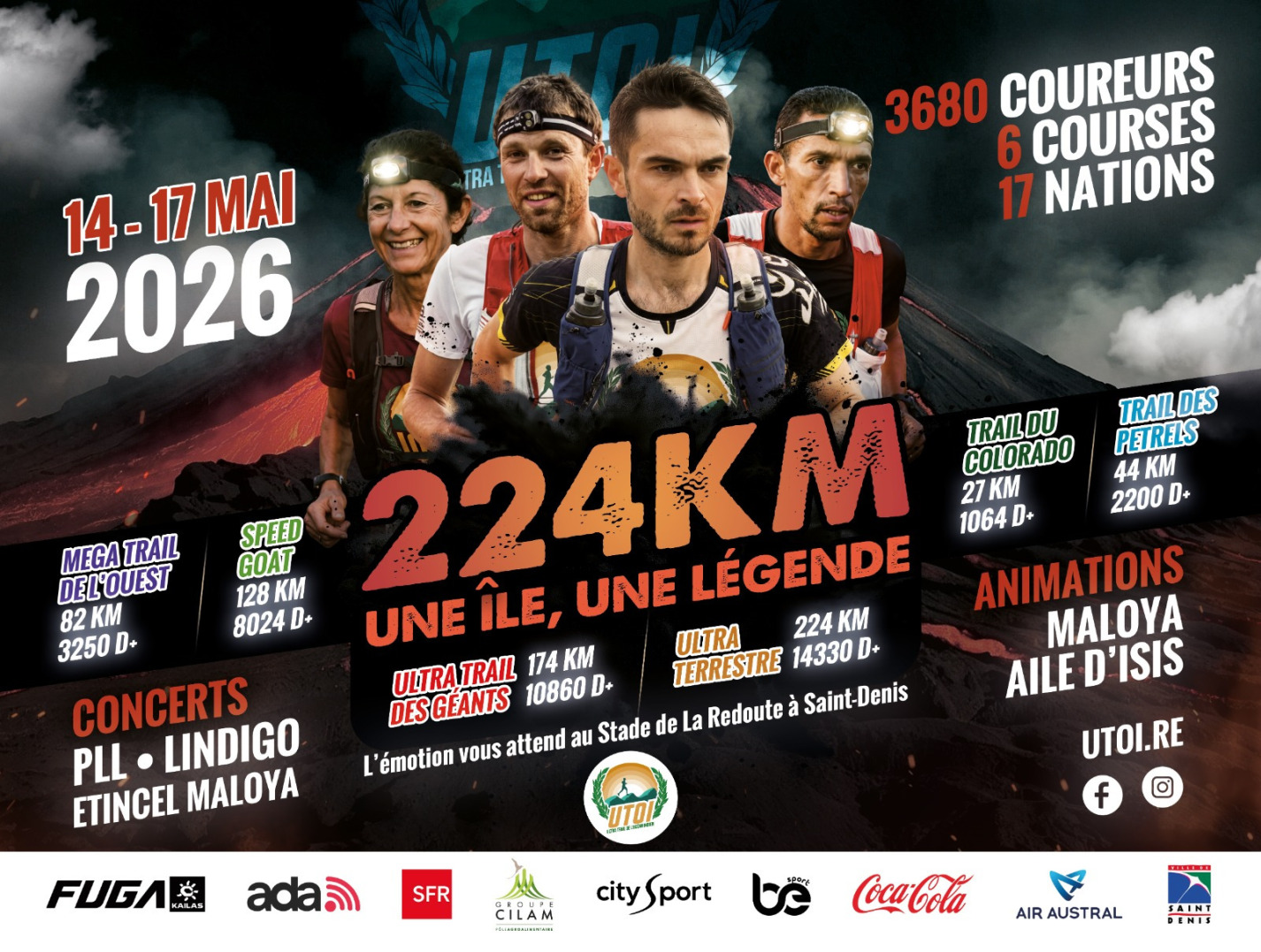 UTOI - Ultra TrailUTOI - Ultra Trail de l'Océan Indien de l'Océan Indien